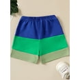 thumbnail image 3 of Bagilaanoe Toddler Baby Boys Casual Shorts Quick Dry Drawstring Short Pants 6M 12M 18M 24M 3T Kids Contrast Color Summer Clothes, 3 of 7