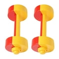 thumbnail image 1 of Miangastore 1 Pair Durable Plastic Dumbbells for Exercising Ergonomic Design Multi Color Safe for Kids, 1 of 8