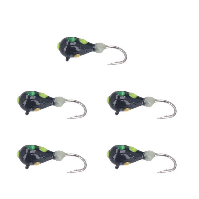 Ice Fishing Hooks, Ice Fishing Lures High Carbon Steel Portable 5PCS For Angling
