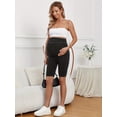 thumbnail image 7 of Athlemo Maternity Biker Shorts High Waist Belly Support Over Bump Pregnancy Gym Leggings, 7 of 7