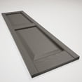 thumbnail image 6 of 14 3/4"W x 43"H EverColor Raised Panel Exterior Vinyl Shutters, w/Installation Shutter-Lok's & Matching Screws (Per Pair), Tuxedo Grey, 6 of 9