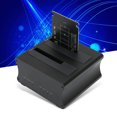 thumbnail image 1 of HDD Docking Station, USB3.0 External Hard Drive Docking Station Copy Function Plug And Play OTB One Click Backup  For 3.5in SSD For 2.5in SSD US Plug, 1 of 8