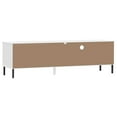 thumbnail image 5 of vidaXL TV Cabinet & TV Stand Oslo with Metal Legs White Solid Wood Pine, 5 of 5