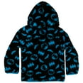 thumbnail image 2 of DC Comics Batman Boys, Sherpa Zip-Up Fleece Hooded Sweatshirt (Sizes 12 Months-7), 2 of 3