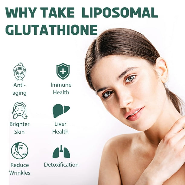 Suplemento de glutatión liposomal de Guigmiens, 2000 mg, 120 unidades