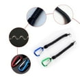 thumbnail image 6 of GARENDE 5xRetractable Fishing Lanyards Coil Boat Kayak Lip Grips Tackle 39-47'' Black 5 Pcs, 6 of 8