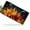 Abstract Flames, variant on License Plate, Futuristic City Car Decorative Front,Personalized Stainless Steel License Plate Cover For Men Women,12.2" X 6.2"