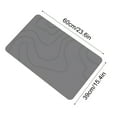 thumbnail image 2 of HIBIBUD 2026 New Stone Bath Mat Diatomaceous Earth Shower Mat Non-Slip Super Absorbent Diatomite Stone Mats for Bathroom Floor Quick-Drying Easy to Clean 15.4", 2 of 7