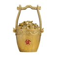 thumbnail image 3 of Creative Home Decor Resin Ornament 1Pack With Cornucopia Shape Suitable For Festival Celebrations, 3 of 5
