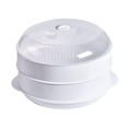 thumbnail image 3 of deevoka Microwave Steamer for Cooking Compact Steamer Bowl for Meats Vegetables es double layer, 3 of 9