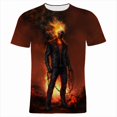 thumbnail image 1 of Ghost Rider camiseta Für Männer Sommer Marvel 3D Druck Lässige damen camisetas Kurzarm Harajuku Junge Mädchen Kinder t Tops xuanjing unisex, 1 of 2