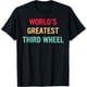 thumbnail image 1 of World's Greatest Third Wheel Funny Retro - Camiseta vintage, 1 of 2