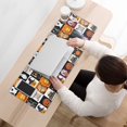 thumbnail image 3 of Long Mouse Pads for Desk,Halloween Icons Collage Pattern Desk Mats on Top Of Desks, Desk Mouse Pad Extra Large with 3mm Non-Slip Base and Stitched Edge for Gaming,Office,Work,Home 31.5x11.8in, 3 of 5