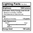 thumbnail image 5 of Bulbrite  Pack of (5) 120V Dimmable T4 Halogen Mini Light Bulbs with Mini-Candelabra (E11) Base, 2900K Soft White Light Clear 250 Watt, 5 of 5