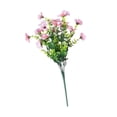 thumbnail image 3 of Ramo de flores violetas artificiales, planta falsa para jardín de casa con tallos verdes Rosa, 3 of 9