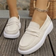 thumbnail image 5 of longantii Orthopedic Casual Shoes for Women Arch Support Non Slip Slip on Sneakers Wide Width Knitted Mesh Stretch Work Shoes Comfort 2026 New Orthopedic Shoes Beige, 5 of 6