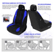thumbnail image 2 of Funda Bloosom Universal Para Asiento De Automóvil 10 Piezas Azul, 2 of 5