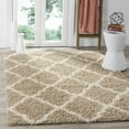 thumbnail image 4 of SAFAVIEH Dallas Jerrie Geometric Shag Area Rug, Beige/Ivory, 8' x 10', 4 of 6
