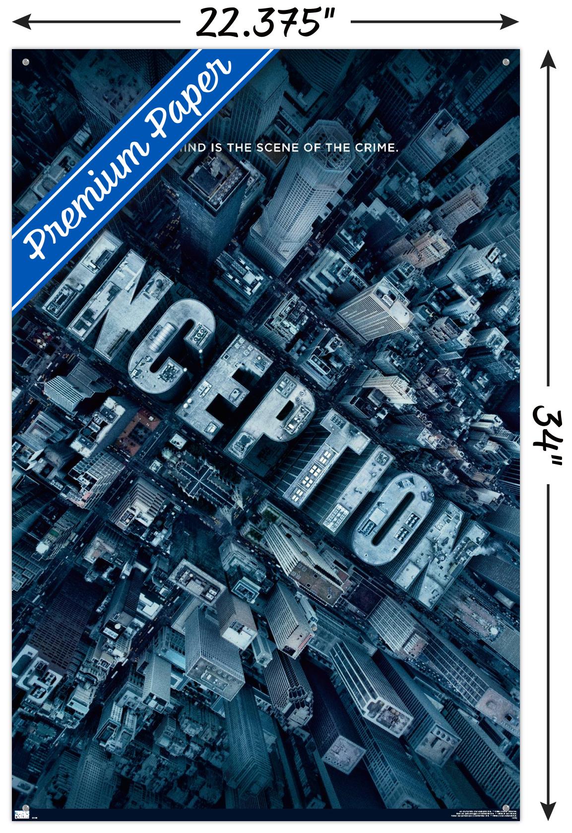 Inception - One Sheet Wall Poster with Pushpins, 22.375" x 34"