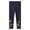 Dark Blue, variant on Entyinea Girls Running Pants Basic School Cotton Footless Leggings for Toddler Dark Blue 3T