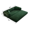 thumbnail image 6 of Jopath 79" Convertible Sofa Bed with Fixed-Shape Frame & Removable Armrests,Modular Corduroy Folding Mattress Couch for Living Room,Bedroom,No Assembly Needed,Green, 6 of 13