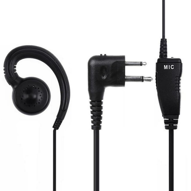 Estbridge Écouteur Pivotant avec Microphone et PTT pour Radio Bidirectionnelle Motorola