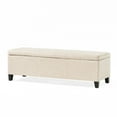 thumbnail image 5 of Lalene Fabric Storage Ottoman, Light Beige, 5 of 12