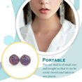 thumbnail image 3 of Minnieouse 1 par de pendientes de mujer de acero inoxidable 12mm reutilizables pendientes extraíbles fiestas joyería Festival regalo de Navidad Ropa, zapatos y accesorios Miscelánea tipo 5 Minnieouse AP011022-04, 3 of 6