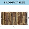 thumbnail image 2 of Fluorescent Light Covers for Ceiling Lights Classroom, Rustic Farmhouse Magnetic Ceiling Light Cover Filter for School,Office, 2X4 FT, Pack of 4, Brown Wood Textured, 2 of 9