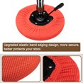 thumbnail image 3 of Fundas de taburete redondas de 2 piezas, fundas de silla redondas Diámetro 12-14", cojines de asiento de silla redonda Naranja, 3 of 6