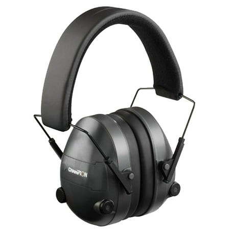 Champion Black Adjustable Protective Electronic Ear Muffs 25 NRR -