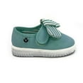 thumbnail image 4 of Victoria Toddlers Slip On Canvas Bow Shoes, Mint,8 M US, 4 of 7