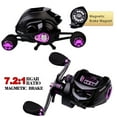 thumbnail image 2 of PROBEROS PROBEROS Compact CS10 Right-Hand Fishing Reel with Magnetic Brakes, 7.2:1 Gear Ratio, 10kg Drag, Ceramic Guide Rings, Lightweight Design for Outdoor Fishing Enthusiasts, 2 of 7