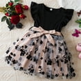 thumbnail image 2 of 3-4 Years Girls Floral Dress Comfortable Lightweight Trendy Casual Party Wear Dresses Age 3-8 Years, 2 of 7