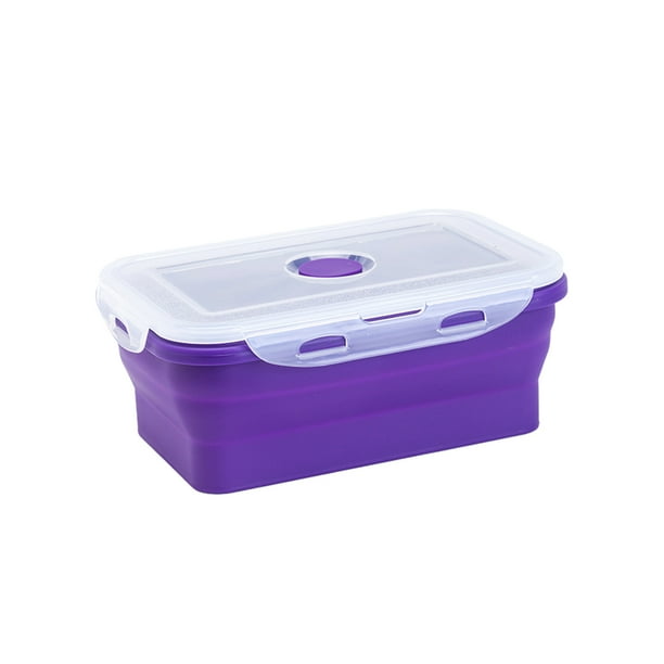 Toystoory Caja de conservación sellada con gel de sílice, ligera y compacta para viajes, con un fuerte sellado y estanqueidad al agua, violeta, Type3 NO3