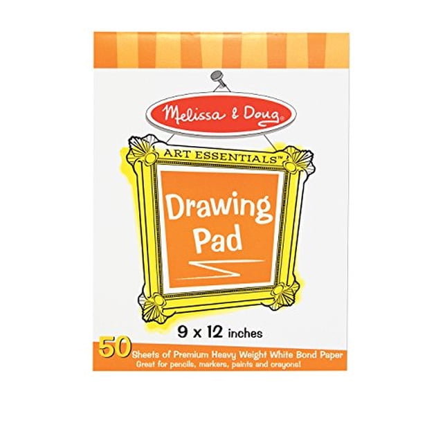 Bloc de Dibujo Melissa y Doug 9 x 12 pulgadas 50 Hojas