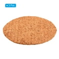 thumbnail image 3 of Uxcell 12" Y Coconut Fiber Mulch Ring Thick Mat Tree Protector Root Soil Cover, 3 Pack, 3 of 5