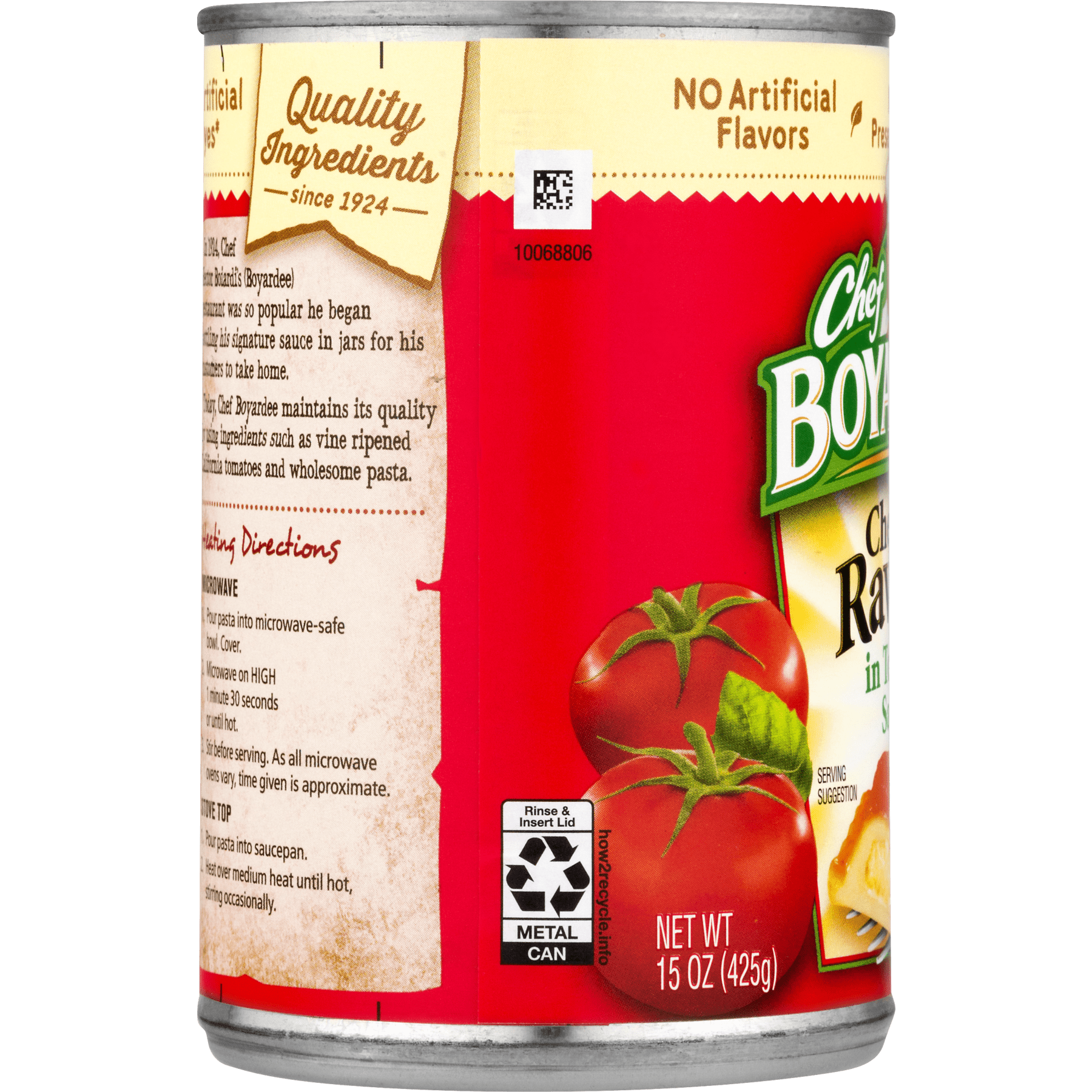 Chef Boyardee Cheese Ravioli In Tomato Sauce 15 Oz