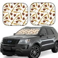 thumbnail image 1 of Saiise Baseball Sport for Foldable Car Sun Shades (2-Pack) Offer Sun Protection with an Easy-fold Design for Convenient Windshield Shading-Small, 1 of 6