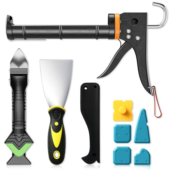 Kit de pistola de calafateo Goopreen Professional con removedor de masilla y cuchillo