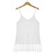 thumbnail image 4 of Chaleco Mujeres Casual Cami Hollow Out Crochet Beach Tank Top Cover Traje de baño Bikinis de playa Ygjytge Blanco T L para Mujer, 4 of 8