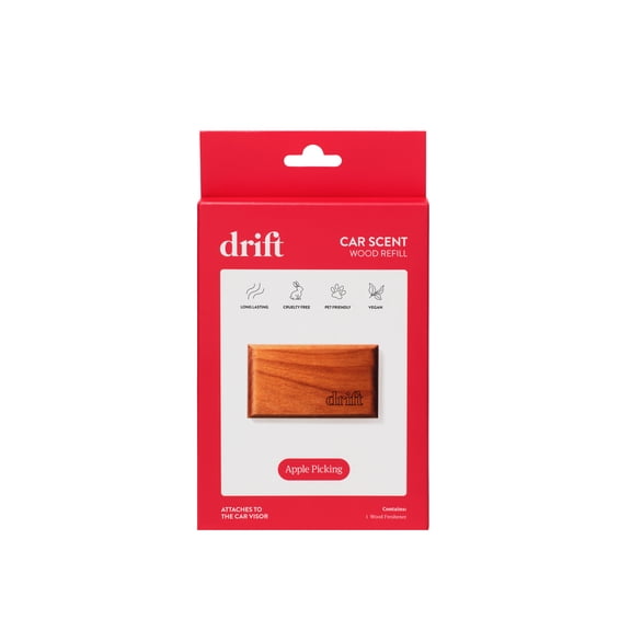Drift at Walmart Wood Car Air Freshener Refill - Apple Picking