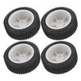 thumbnail image 4 of SHAR 4Pcs RC Car Front Rear Rubber Tires Set Fit for WLtoys 1/12 124019 Remote Control Cars, 4 of 10