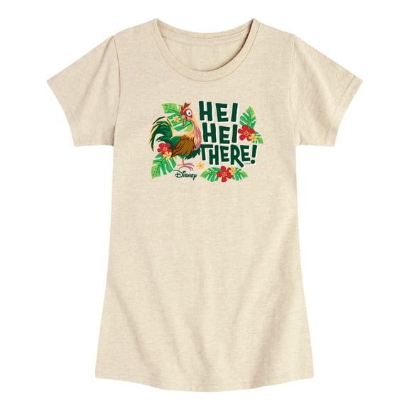 Moana Live Action - Hei Hei There - Toddler Girls Fitted Short Sleeve T-Shirt