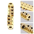 thumbnail image 4 of Puente de montura de rodillos de aleación para guitarra eléctrica de 6 cuerdas estilo LP (dorado), 4 of 10