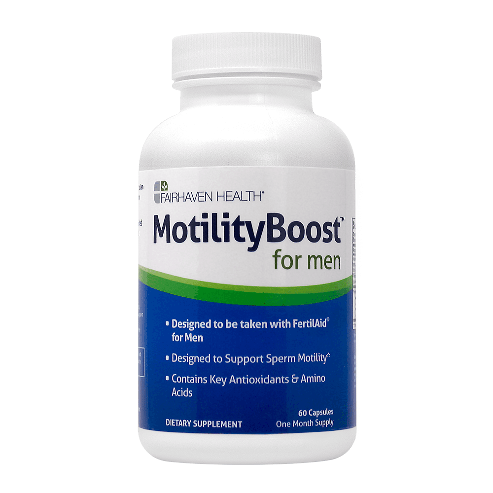 MotilityBoost for Men Fertility Supplement Support Sperm Motility, 60