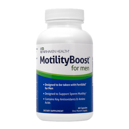 MotilityBoost for Men Fertility Supplement: Support Sperm Motility, 60 (Best Way To Increase Sperm Motility)