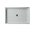 thumbnail image 5 of Rectangular Single Threshold Shower Base, Tahiti Matrix, 34"W x 48"D, Shower Base, Almond, Blue, 5 of 7