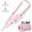 Light pink, variant on Light weight Waist Bag Bottle Holder Adjustable Belt Bag Running Bum Bag