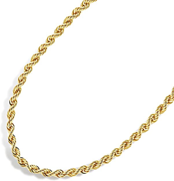 Jewelry Atelier Gold Chain Necklace Collection 14K Solid Yellow Gold